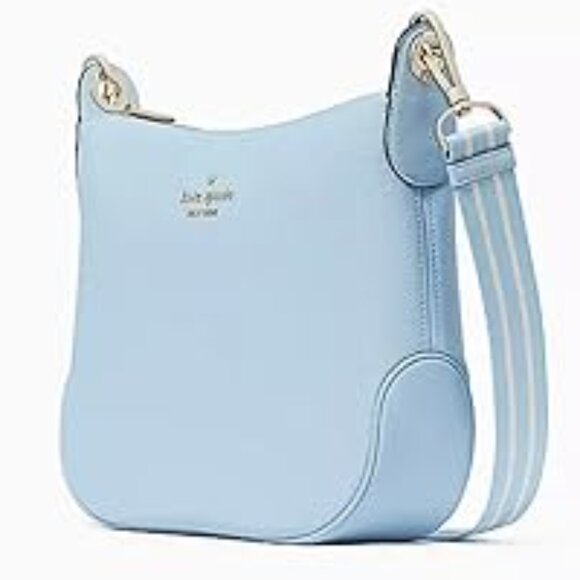 #124 NWT - Kate Spade Rosie Leather Shoulder Bag (Celeste Blue) - Picture 13 of 16
